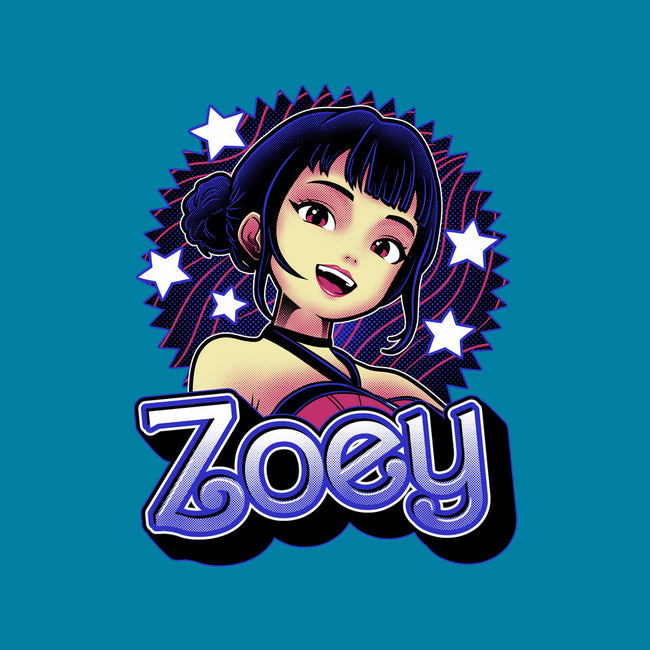 Demon Huntress Zoey-Womens-Fitted-Tee-Astrobot Invention