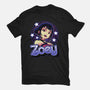 Demon Huntress Zoey-Womens-Fitted-Tee-Astrobot Invention