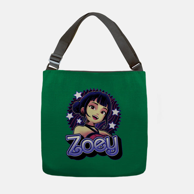 Demon Huntress Zoey-None-Adjustable Tote-Bag-Astrobot Invention