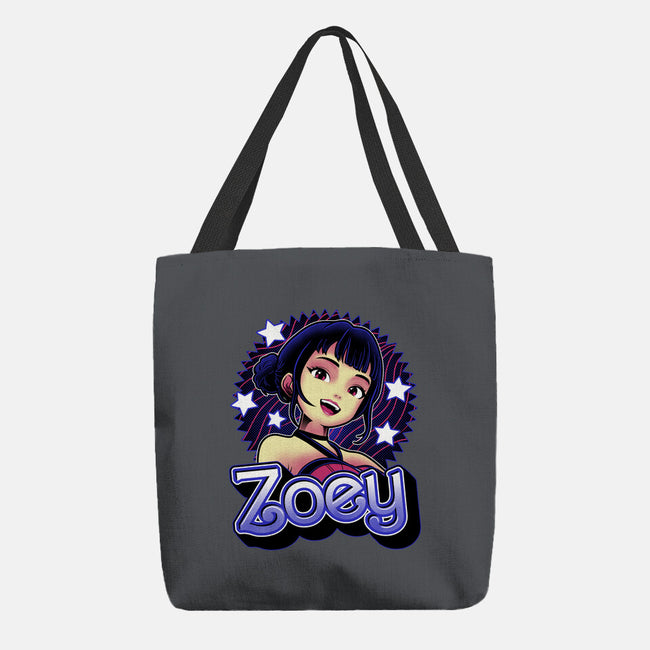 Demon Huntress Zoey-None-Basic Tote-Bag-Astrobot Invention