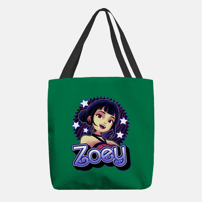 Demon Huntress Zoey-None-Basic Tote-Bag-Astrobot Invention