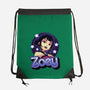 Demon Huntress Zoey-None-Drawstring-Bag-Astrobot Invention