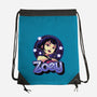 Demon Huntress Zoey-None-Drawstring-Bag-Astrobot Invention