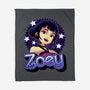 Demon Huntress Zoey-None-Fleece-Blanket-Astrobot Invention
