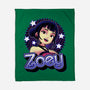 Demon Huntress Zoey-None-Fleece-Blanket-Astrobot Invention