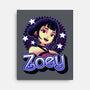 Demon Huntress Zoey-None-Stretched-Canvas-Astrobot Invention