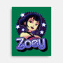 Demon Huntress Zoey-None-Stretched-Canvas-Astrobot Invention
