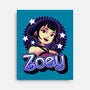 Demon Huntress Zoey-None-Stretched-Canvas-Astrobot Invention