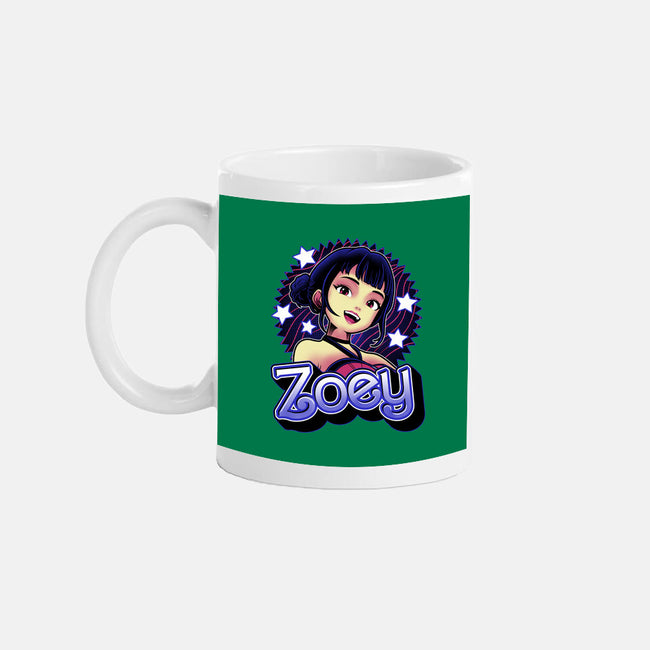 Demon Huntress Zoey-None-Mug-Drinkware-Astrobot Invention