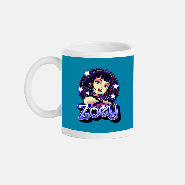Demon Huntress Zoey-None-Mug-Drinkware-Astrobot Invention