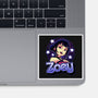 Demon Huntress Zoey-None-Glossy-Sticker-Astrobot Invention