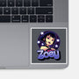 Demon Huntress Zoey-None-Glossy-Sticker-Astrobot Invention