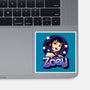 Demon Huntress Zoey-None-Glossy-Sticker-Astrobot Invention