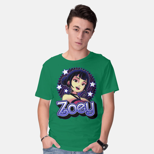 Demon Huntress Zoey-Mens-Basic-Tee-Astrobot Invention