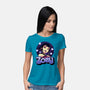 Demon Huntress Zoey-Womens-Basic-Tee-Astrobot Invention