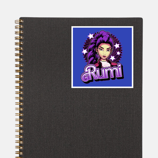 Demon Huntress Rumi-None-Glossy-Sticker-Astrobot Invention