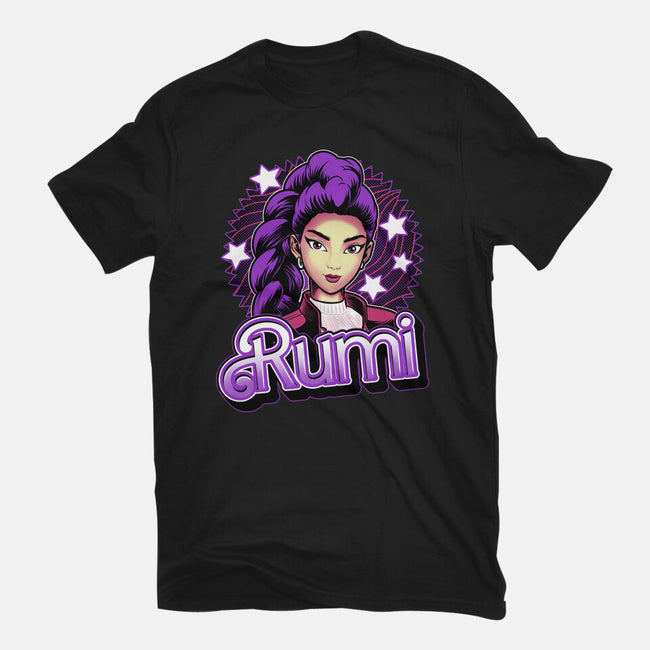 Demon Huntress Rumi-Womens-Fitted-Tee-Astrobot Invention