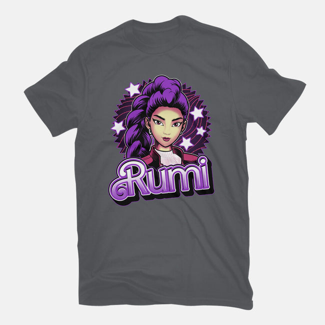 Demon Huntress Rumi-Womens-Fitted-Tee-Astrobot Invention
