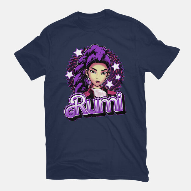 Demon Huntress Rumi-Womens-Fitted-Tee-Astrobot Invention