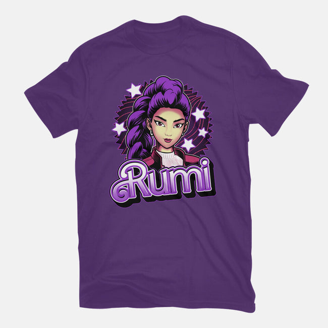 Demon Huntress Rumi-Womens-Fitted-Tee-Astrobot Invention