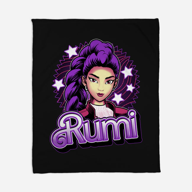 Demon Huntress Rumi-None-Fleece-Blanket-Astrobot Invention