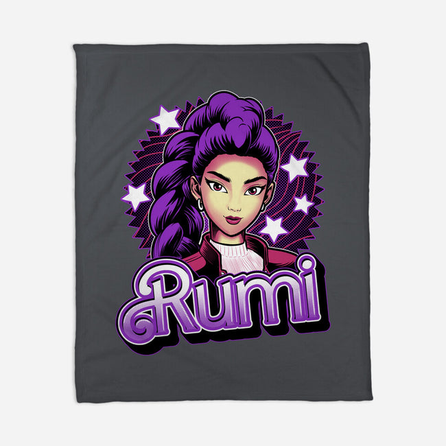 Demon Huntress Rumi-None-Fleece-Blanket-Astrobot Invention