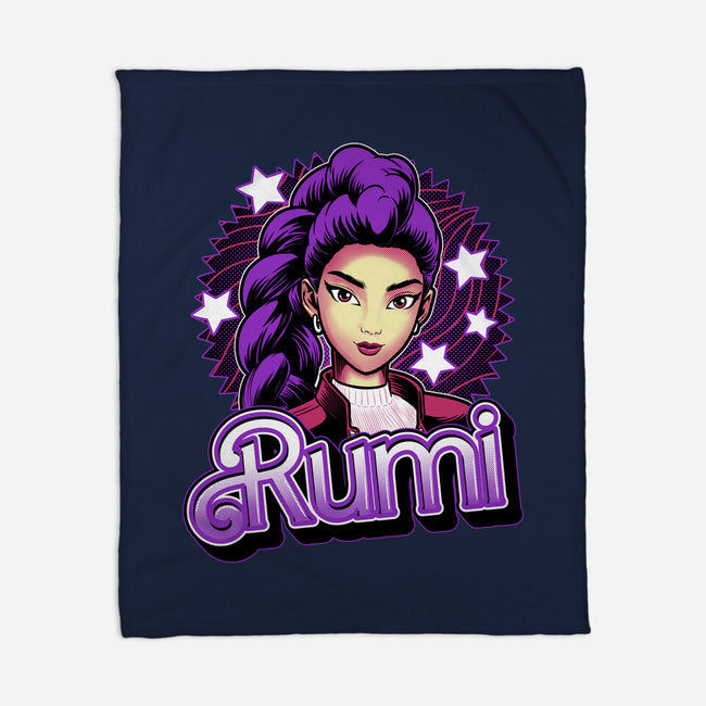 Demon Huntress Rumi-None-Fleece-Blanket-Astrobot Invention
