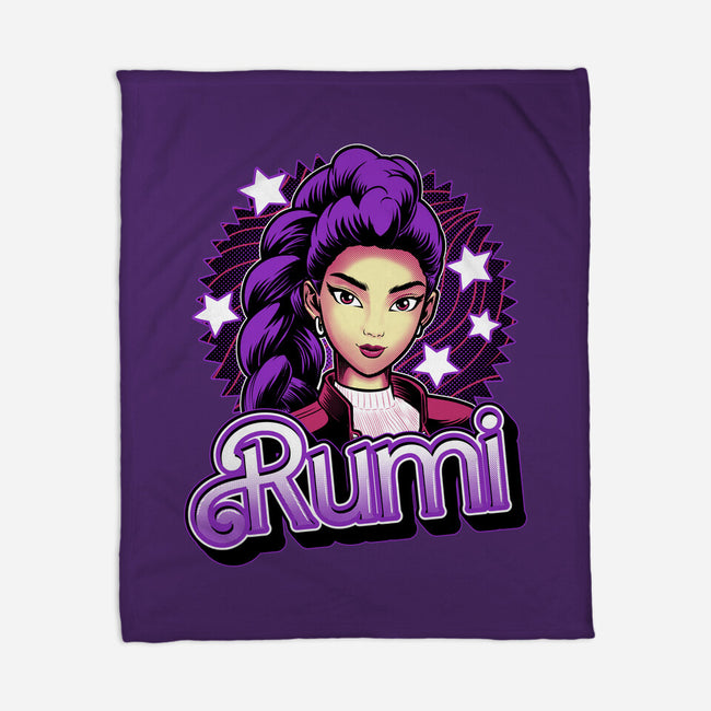 Demon Huntress Rumi-None-Fleece-Blanket-Astrobot Invention