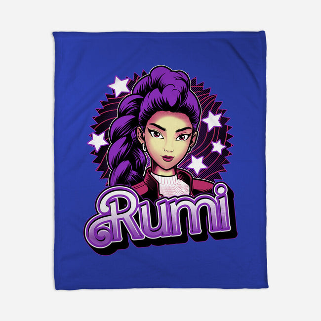Demon Huntress Rumi-None-Fleece-Blanket-Astrobot Invention