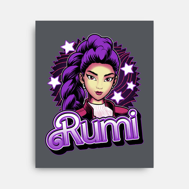 Demon Huntress Rumi-None-Stretched-Canvas-Astrobot Invention