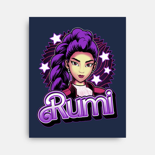 Demon Huntress Rumi-None-Stretched-Canvas-Astrobot Invention