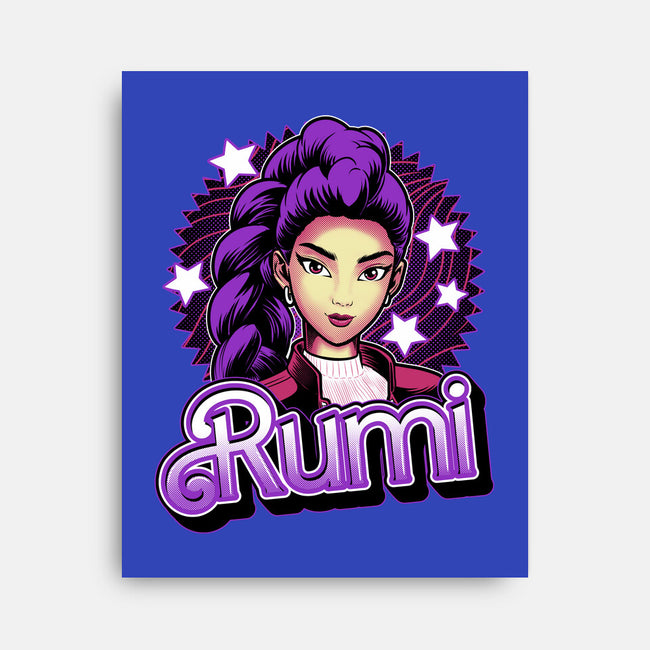 Demon Huntress Rumi-None-Stretched-Canvas-Astrobot Invention