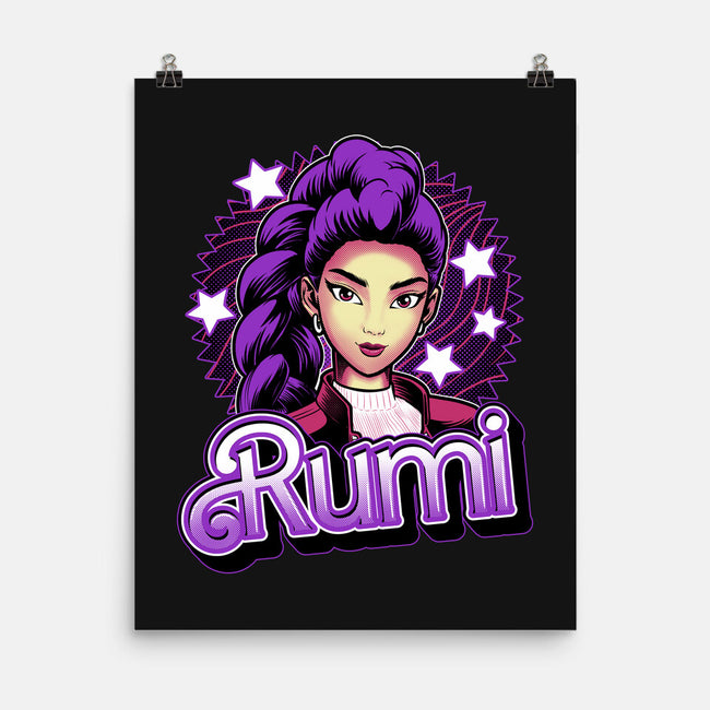 Demon Huntress Rumi-None-Matte-Poster-Astrobot Invention