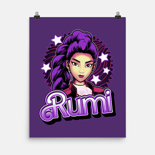 Demon Huntress Rumi-None-Matte-Poster-Astrobot Invention