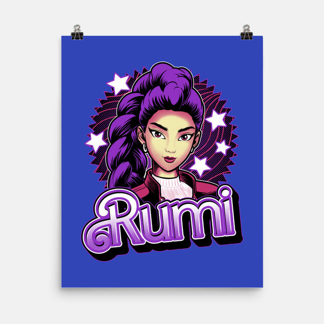 Demon Huntress Rumi-None-Matte-Poster-Astrobot Invention