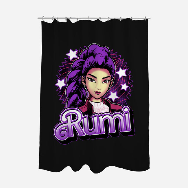 Demon Huntress Rumi-None-Polyester-Shower Curtain-Astrobot Invention