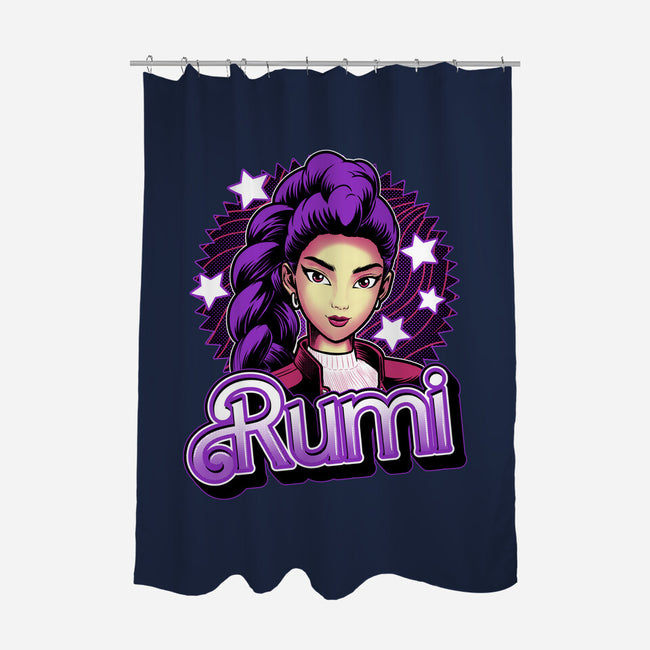 Demon Huntress Rumi-None-Polyester-Shower Curtain-Astrobot Invention