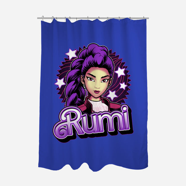 Demon Huntress Rumi-None-Polyester-Shower Curtain-Astrobot Invention