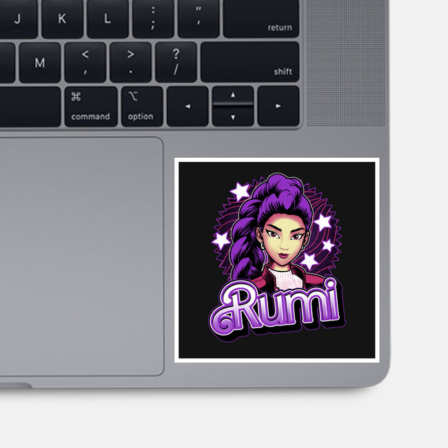Demon Huntress Rumi-None-Glossy-Sticker-Astrobot Invention