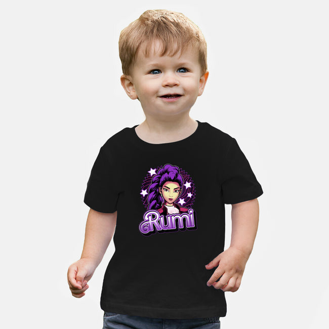 Demon Huntress Rumi-Baby-Basic-Tee-Astrobot Invention