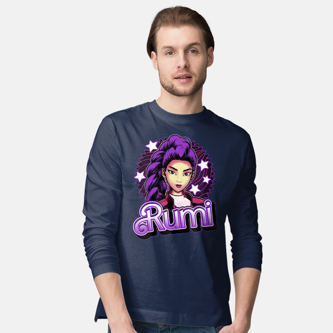 Demon Huntress Rumi-Mens-Long Sleeved-Tee-Astrobot Invention
