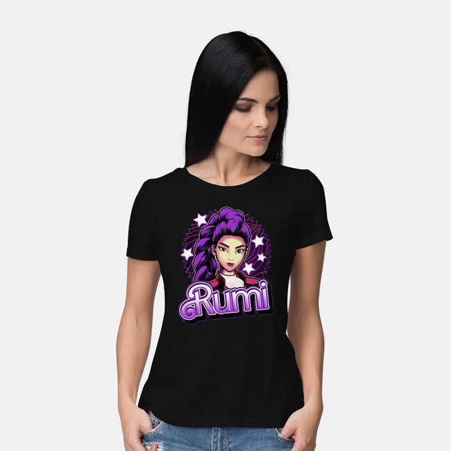 Demon Huntress Rumi-Womens-Basic-Tee-Astrobot Invention
