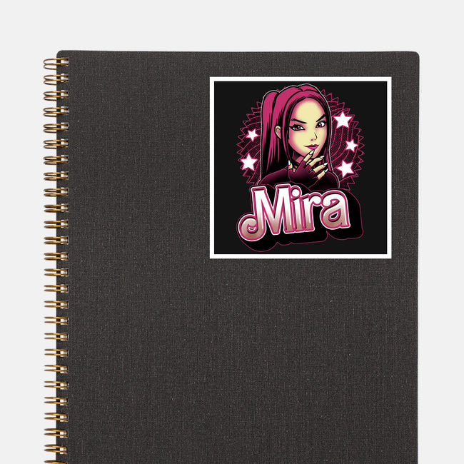 Demon Huntress Mira-None-Glossy-Sticker-Astrobot Invention