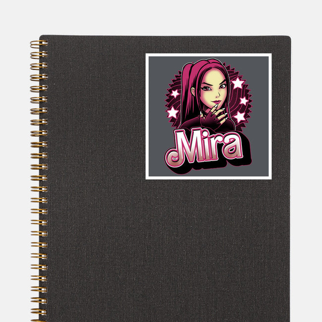 Demon Huntress Mira-None-Glossy-Sticker-Astrobot Invention