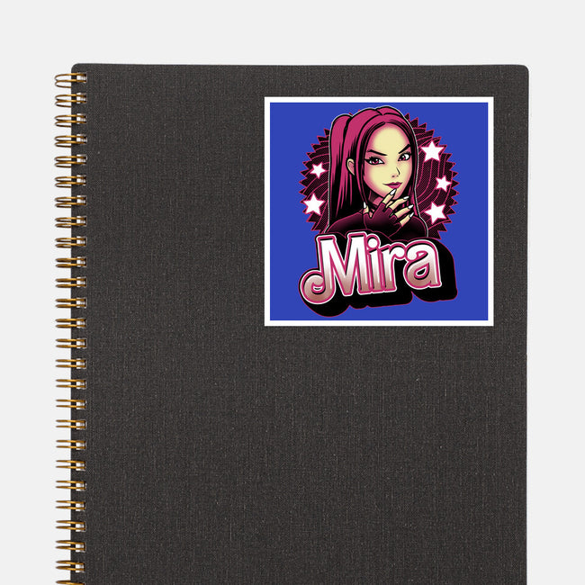 Demon Huntress Mira-None-Glossy-Sticker-Astrobot Invention
