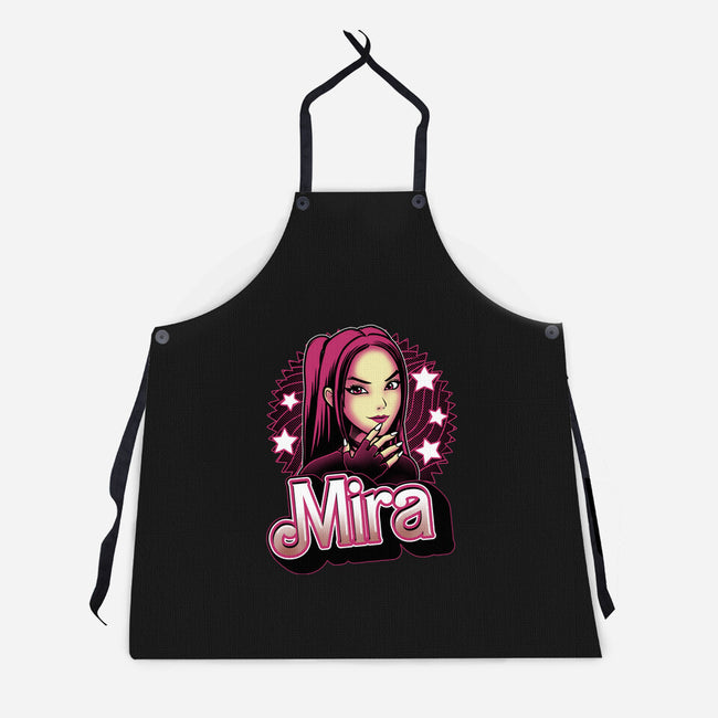 Demon Huntress Mira-Unisex-Kitchen-Apron-Astrobot Invention