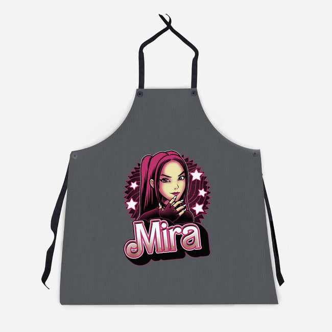 Demon Huntress Mira-Unisex-Kitchen-Apron-Astrobot Invention