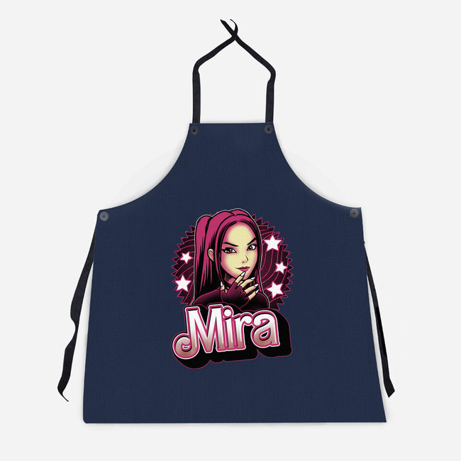Demon Huntress Mira-Unisex-Kitchen-Apron-Astrobot Invention