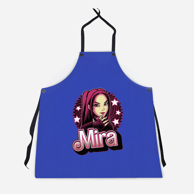 Demon Huntress Mira-Unisex-Kitchen-Apron-Astrobot Invention