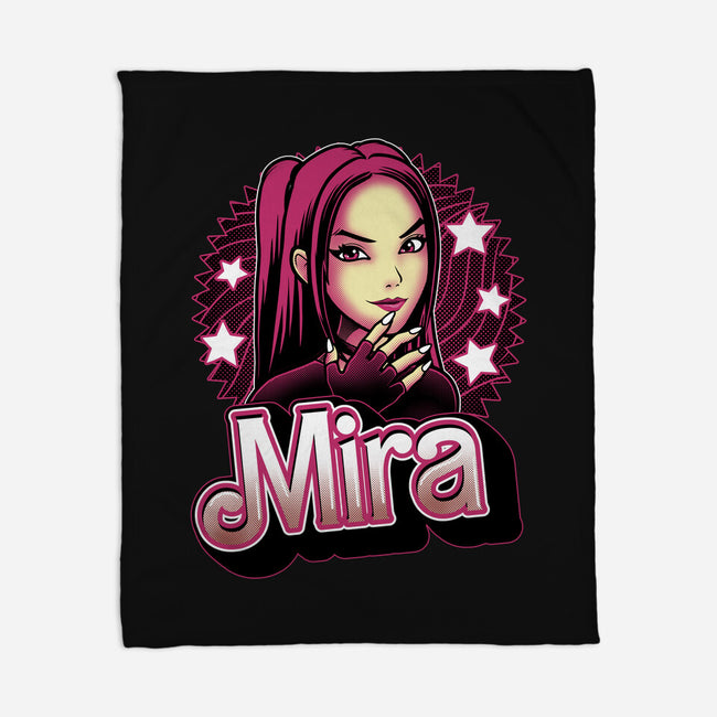 Demon Huntress Mira-None-Fleece-Blanket-Astrobot Invention
